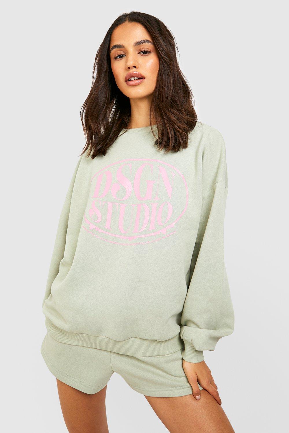 Ladies khaki shop sweatshirt